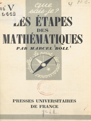 cover image of Les étapes des mathématiques